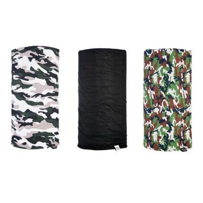 Oxford Comfy Neck Tube 3pack Camo NW123