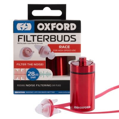 Oxford Filterbuds Earplugs Race 28db OX955