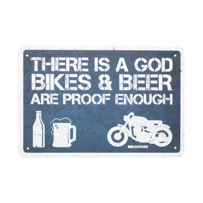 Oxford Garage Metal Sign God OX383