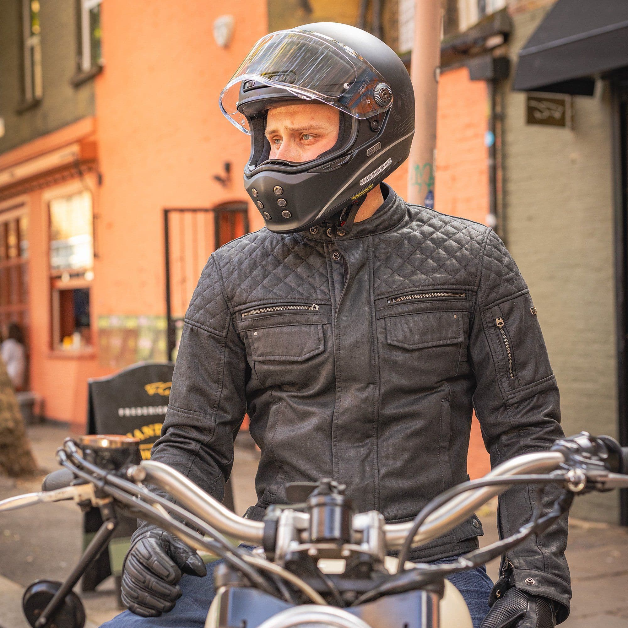 Oxford Hardy Wax AA Jacket Black