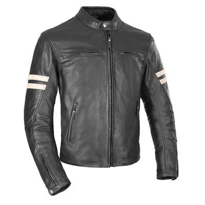 Oxford Holton Leather Jacket Black