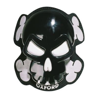 Oxford Knee Sliders Skull Black OX683