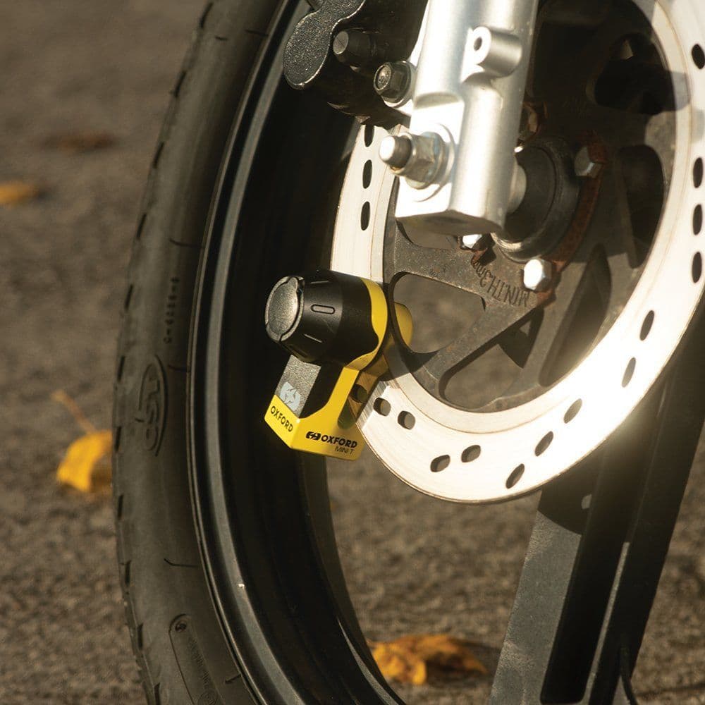 Oxford Mini T Disc Lock Yellow LK291