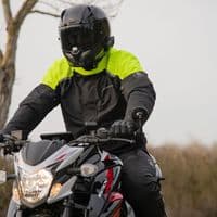 Oxford Spartan Short Textile Jacket Black/Fluo *