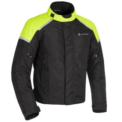 Oxford Spartan Short Textile Jacket Black/Fluo *
