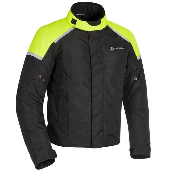 Oxford Spartan Short Textile Jacket Black/Fluo *