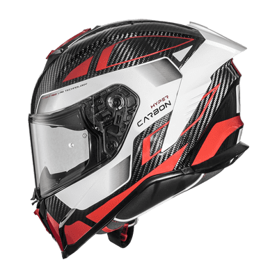 Premier Hyper Carbon Fullface Helmet TK92 Red *Incl Dark Visor
