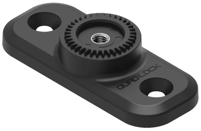 QuadLock 360 Base - Flat Rectangle 2 Hole