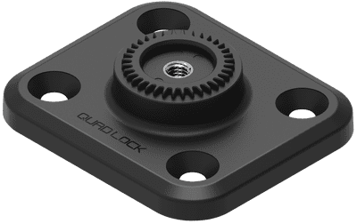 QuadLock 360 Base - Flat Rectangle 4 Hole