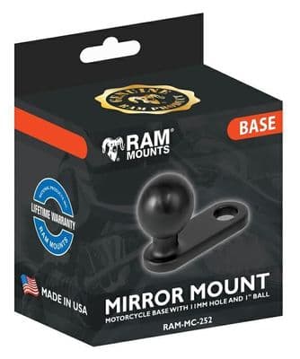 Ram Mount Mirror Pinch Bolt Mount 1
