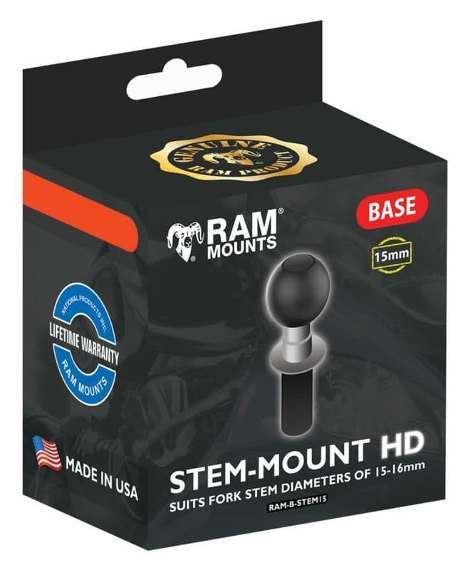 Ram Mount Spring Ram Mount Stem Mount HD15MM RAMMCSTEM15