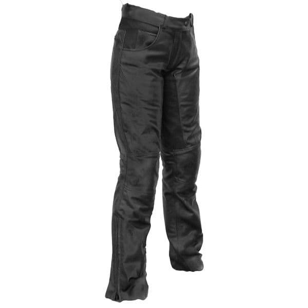 Richa Carolina Ladies Leather Trousers Black