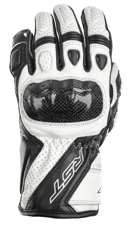 RST Ladies Stunt III CE Gloves Leather/Textile Black/White