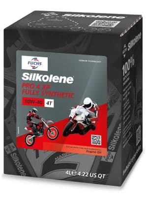 Silkolene Pro4 Fully-Synthetic 10w40 4L+1L Promo Pack *