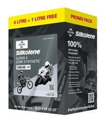 Silkolene Super4 10w40 4L +1L Promo Pack *