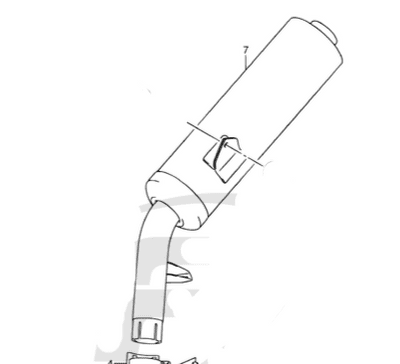 Suzuki Bandit 1250 / 650 OEM Exhaust Muffler 14310-18H02-H01 *