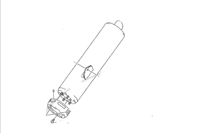 Suzuki GSXR750 OEM Exhaust Muffler 20th Anniversary Ed 14310-30G00 *