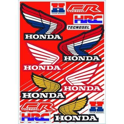 Tecnosel Honda Vintage Sticker Sheet 51V00