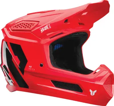 Thor Fleet MX Helmet Forge Red
