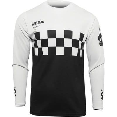 Thor Hallman Differ MX Jersey Cheq Black/White
