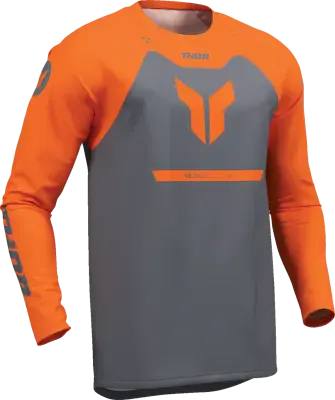 Thor Ridemode MX Jersey Menace Orange/Charcoal