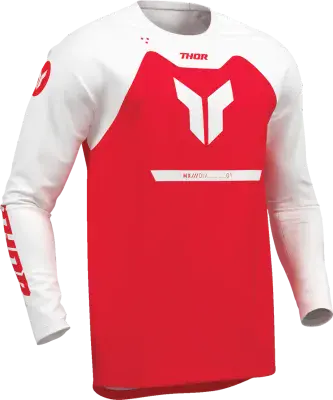 Thor Ridemode MX Jersey Menace Red/White