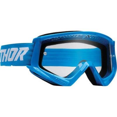 Thor Youth Combat Racer MX Goggles Blue/Blue