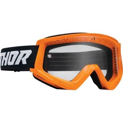 Thor Youth Combat Racer MX Goggles Orange/Black