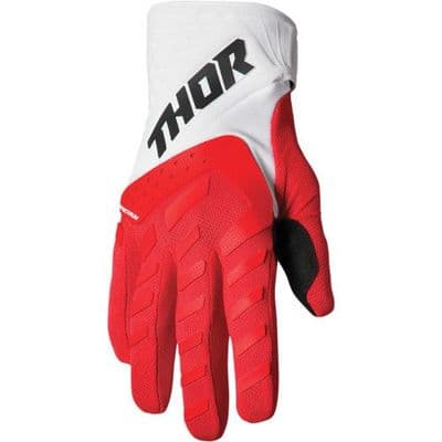 Thor Youth Spectrum MX Gloves Red