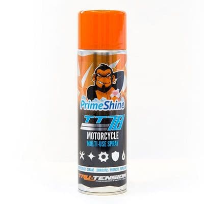 Tru-Tension PrimeShine TT78 Motorcycle Multi-use Spray 500ml TRU007
