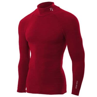 ZeroFit Ultimate Heatrub Baselayer Longsleeve Top Red
