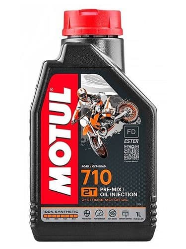 Aceite Motul 710 2T - 100% Sintético 1L