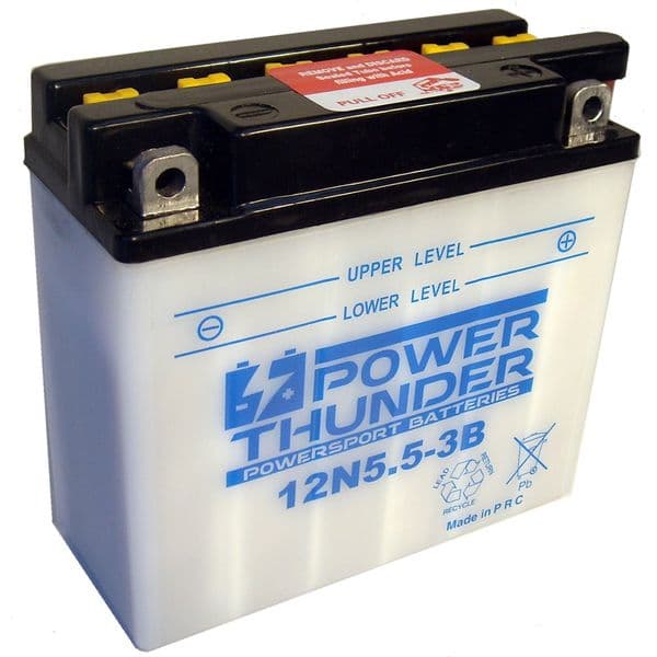Batería Power Thunder 12N5.5-3B - Recambios moto