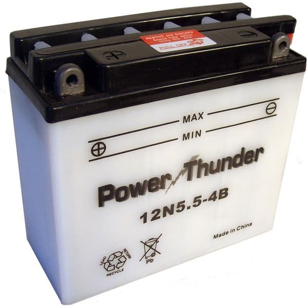 Batería Power Thunder 12N5.5-4B con Ácido - Tienda