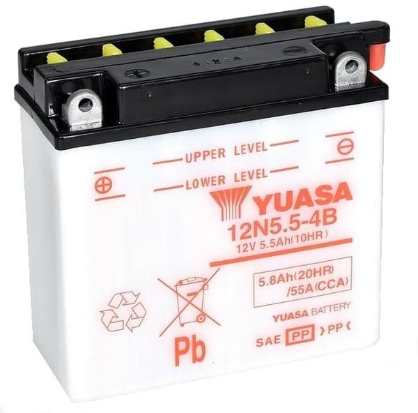 Batería Yuasa 12N5.5-4B - Recambios moto online