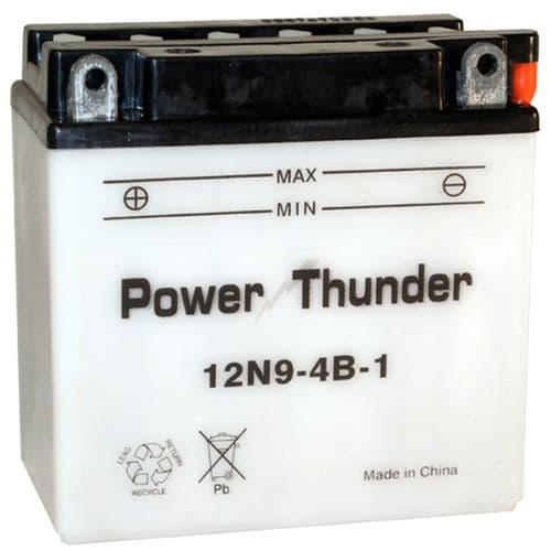 Batería 12N9-4B-1 (con ácido) - Power Thunder
