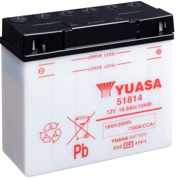 Batería Yuasa 51814 Combipack - Recambios moto