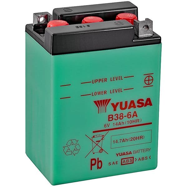 Batería Yuasa B38-6A - Tienda recambios moto