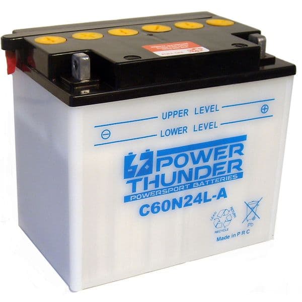 Batería Power Thunder C60N24L-A con ácido - Tienda