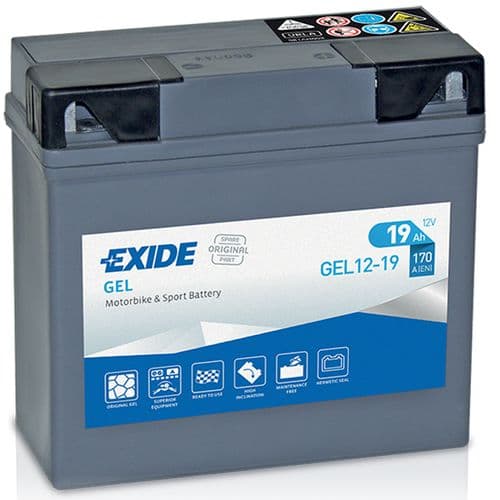 Batería Exide Gel 12-19