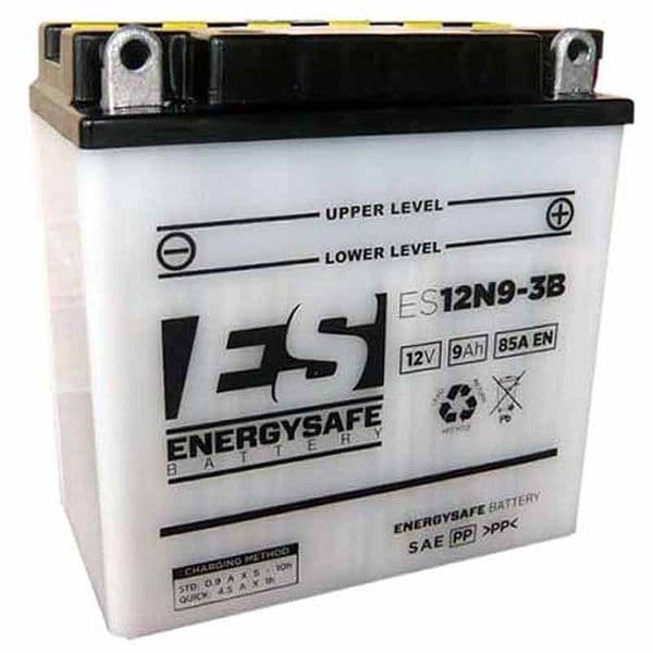 Batería Energy Safe ES12N9-3B 12V/9AH - Recambio moto