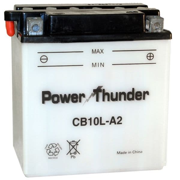 batería Power Thunder CB10L-A2 con ácido - Tienda