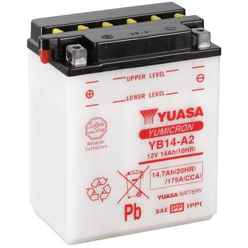 Batería YB14-A2 Combipack - Yuasa