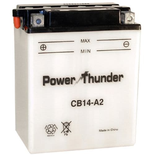 Batería YB14-A2 (con ácido) - Power Thunder