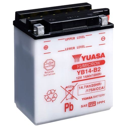 Batería YB14-B2 Combipack - Yuasa