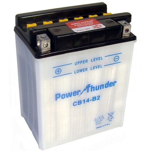 Batería YB14-B2 (con ácido) - Power Thunder