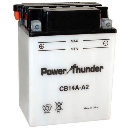 Batería YB14A-A2 (con ácido) - Power Thunder