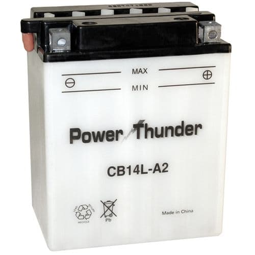 Batería YB14L-A2 (con ácido) - Power Thunder