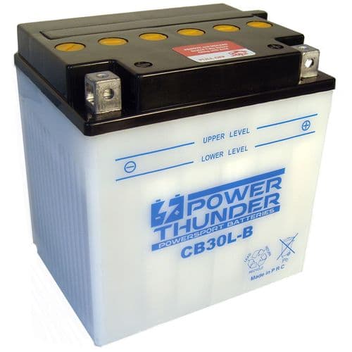 Batería YB30L-B (con ácido) - Power Thunder