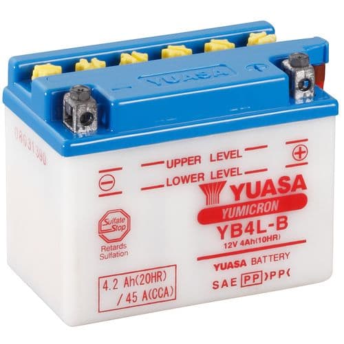 Batería YB4L-B (con ácido) - Yuasa